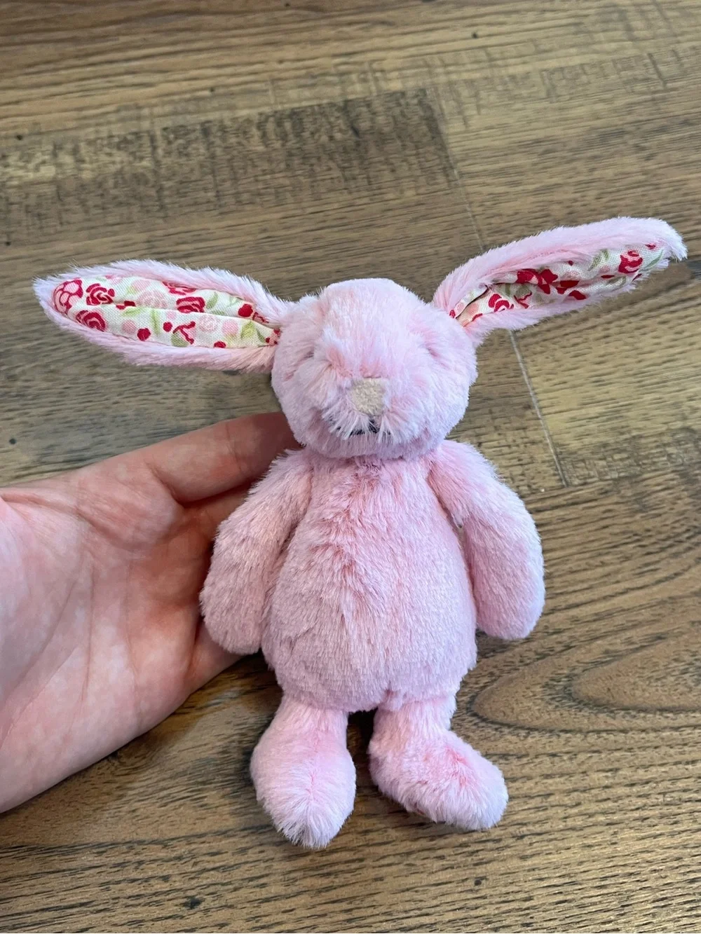 Jellycat Blushkin Blossom Bunny Bag Charm BNWT with dust bag